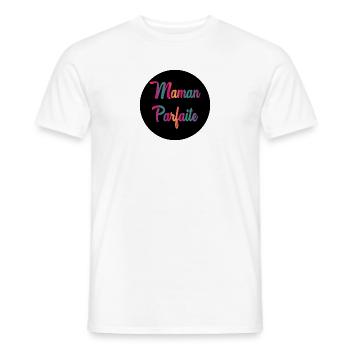 MAMA. MUTTERTAG. SCHÖNEN MUTTERTAG - Männer T-Shirt - Weiß - Vorne - AI Model Male 178 dark (178cm)