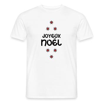 WEIHNACHTEN. FROHE WEIHNACHTEN. FROHE WEIHNACHTEN. NEUJAHRSTAG - Männer T-Shirt - Weiß - Vorne - AI Model Male 178 dark (178cm)