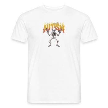 Greta Thunber, G Autismus Hemd - Männer T-Shirt - Weiß - Vorne - AI Model Male 178 dark (178cm)