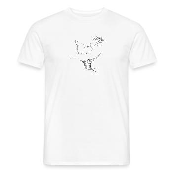 Huhn - Männer T-Shirt - Weiß - Vorne - AI Model Male 178 dark (178cm)