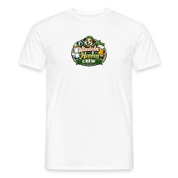 Windeln & Hopfen Crew - Männer T-Shirt - Weiß - Vorne - AI Model Male 178 dark (178cm)
