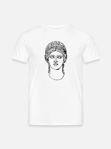 Antique Greek Godess - Männer T-Shirt - Weiß