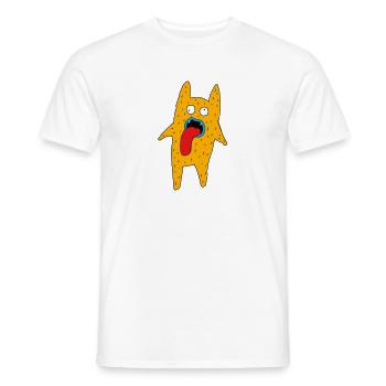 Yellow Doodle - Männer T-Shirt - Weiß - Vorne - AI Model Male 178 dark (178cm)