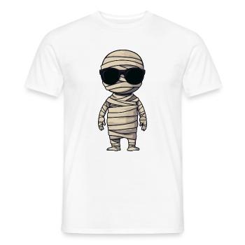 Mumie Halloween Sonnenbrille - Männer T-Shirt - Weiß - Vorne - AI Model Male 178 dark (178cm)