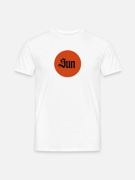sun - Männer T-Shirt - Weiß