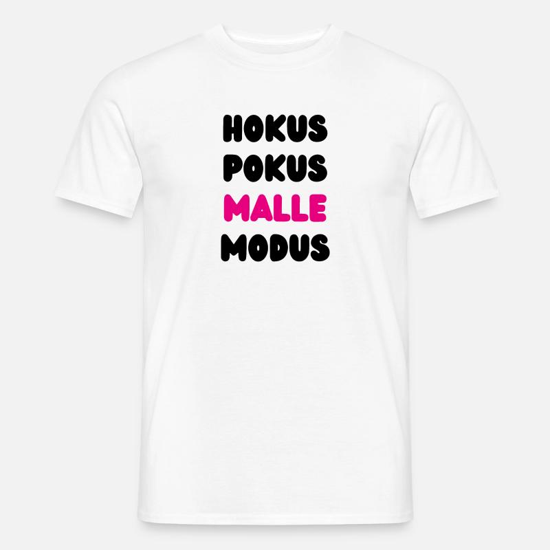 Malle Modus - Männer T-Shirt - Weiß