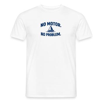 No Motor No Problem - Men's T-Shirt - white - Front - AI Model Male 178 dark (178cm)