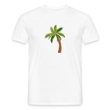 Palme Palmen 15062 W. - Männer T-Shirt - Weiß - Vorne - AI Model Male 178 dark (178cm)