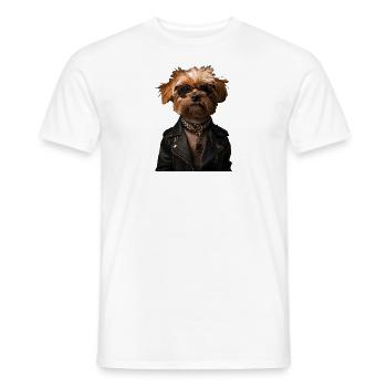 Doggy - Men's T-Shirt - white - Front - AI Model Male 178 dark (178cm)