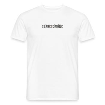 sahneschnitte zuckerwatte sahne - Männer T-Shirt - Weiß - Vorne - AI Model Male 178 dark (178cm)