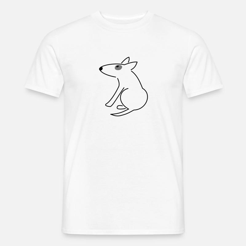 Bullterrier - Männer T-Shirt - Weiß