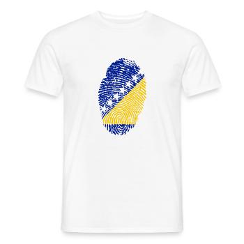 Bosnia and Herzegovina - Men's T-Shirt - white - Front - AI Model Male 178 dark (178cm)