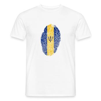 Barbade - T-shirt homme - blanc - Devant - AI Model Male 178 dark (178cm)