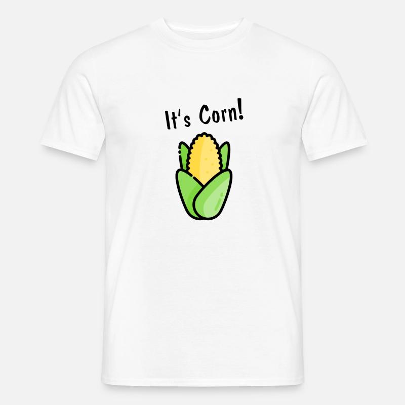 It's corn! - Männer T-Shirt - Weiß