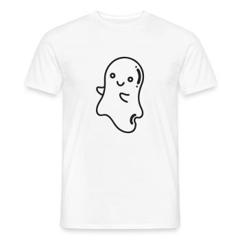 Câline-moi - T-shirt homme - blanc - Devant - AI Model Male 178 dark (178cm)