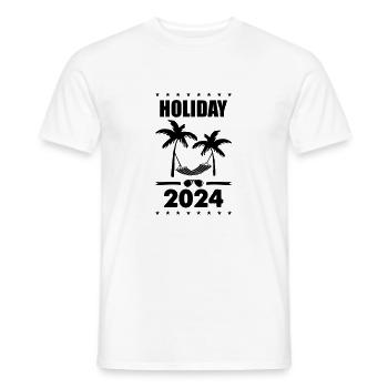 holiday 2024 - Männer T-Shirt - Weiß - Vorne - AI Model Male 178 dark (178cm)