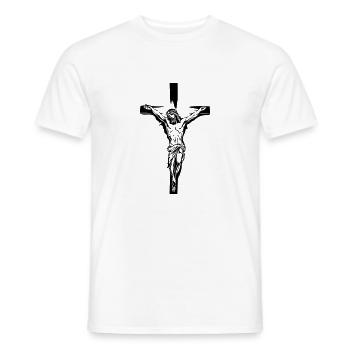 Jesus Christ - Men's T-Shirt - white - Front - AI Model Male 178 dark (178cm)