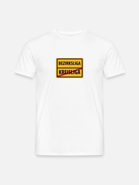 bezirksliga aufstieg kreisliga - Männer T-Shirt - Weiß
