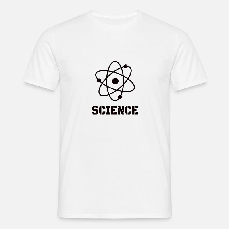 Physics: Science Atom - Men's T-Shirt - white