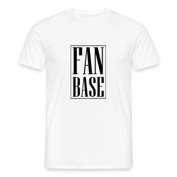 Fan Base - Männer T-Shirt - Weiß - Vorne - AI Model Male 178 dark (178cm)