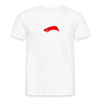 Bonnet de Noël moche - T-shirt homme - blanc - Devant - AI Model Male 178 dark (178cm)