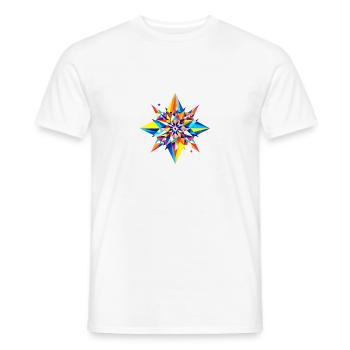 Stern - Männer T-Shirt - Weiß - Vorne - AI Model Male 178 dark (178cm)