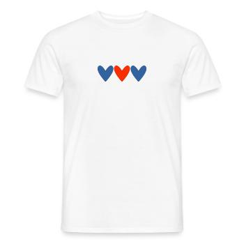 PAAR. ICH HABE GERADE GEHEIRATET. Junggesellinnenabschied. VALENTINSTAG. MARIES - Männer T-Shirt - Weiß - Vorne - AI Model Male 178 dark (178cm)