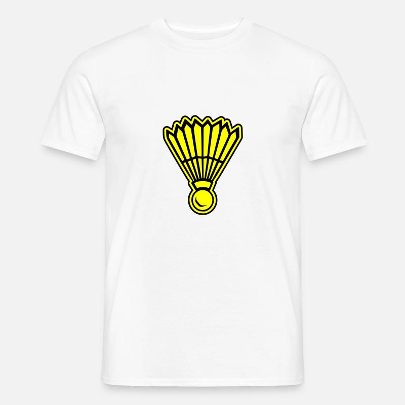 Badminton Sport - Männer T-Shirt - Weiß