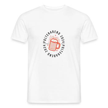 Polterabend 2024 - Männer T-Shirt - Weiß - Vorne - AI Model Male 178 dark (178cm)