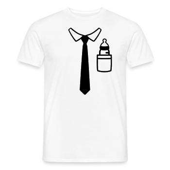 Vater - Männer T-Shirt - Weiß - Vorne - AI Model Male 178 dark (178cm)