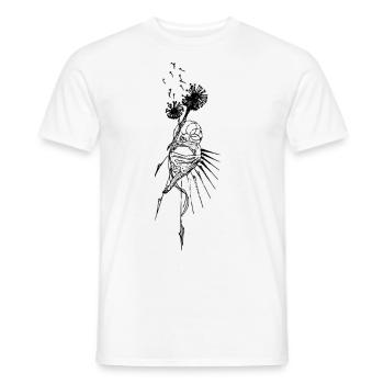 Löwenzahn-Tanz - Männer T-Shirt - Weiß - Vorne - AI Model Male 178 dark (178cm)