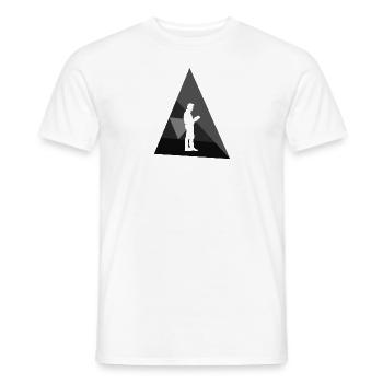 Lire le roman - T-shirt homme - blanc - Devant - AI Model Male 178 dark (178cm)