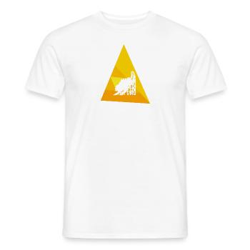 Montagnes russes de grande roue de fête foraine - T-shirt homme - blanc - Devant - AI Model Male 178 dark (178cm)