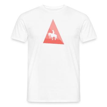 Cowboy Rodeo Lasso - Men's T-Shirt - white - Front - AI Model Male 178 dark (178cm)