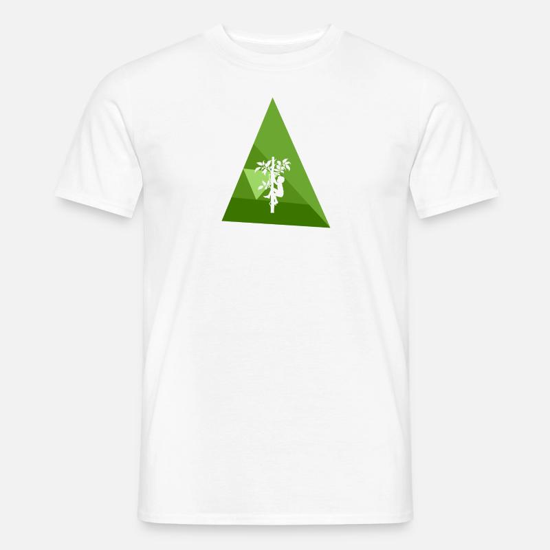 Climber Climbing Monkey - Men's T-Shirt - white
