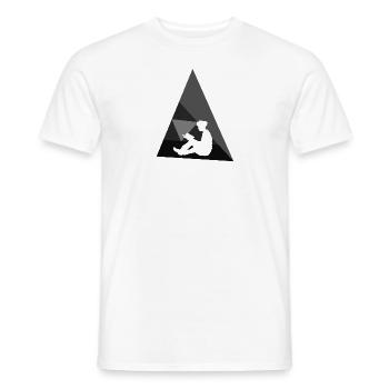 Bookworm Reading Auteur - T-shirt homme - blanc - Devant - AI Model Male 178 dark (178cm)