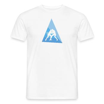 Kampfsport Wrestler Kampfkunst - Männer T-Shirt - Weiß - Vorne - AI Model Male 178 dark (178cm)