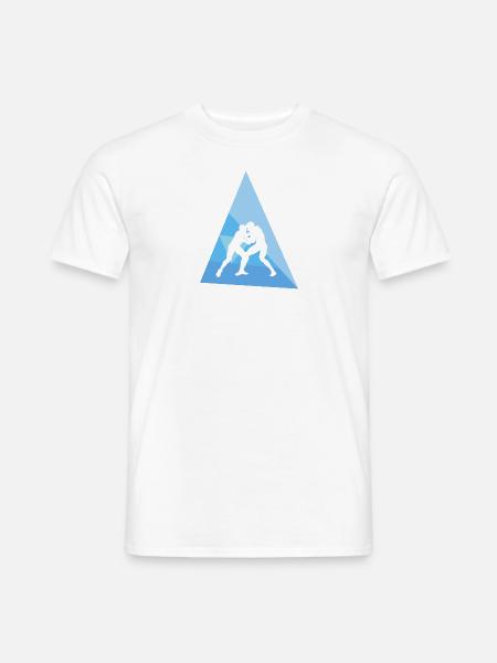 Kampfsport Wrestler Kampfkunst - Männer T-Shirt - Weiß