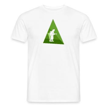 Pompier volontaire - T-shirt homme - blanc - Devant - AI Model Male 178 dark (178cm)