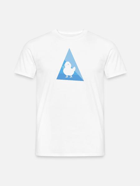 Hühnerstall Kücken - Männer T-Shirt - Weiß