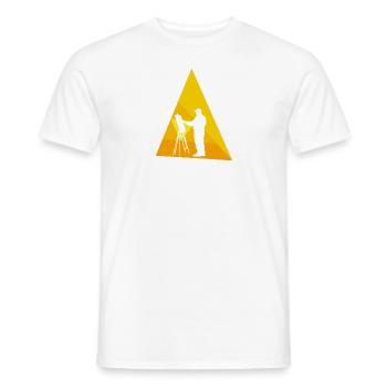 Paint Watercolor Artist - Men's T-Shirt - white - Front - AI Model Male 178 dark (178cm)