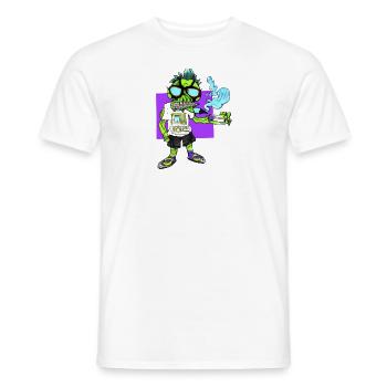 Cooler Zombie - Männer T-Shirt - Weiß - Vorne - AI Model Male 178 dark (178cm)