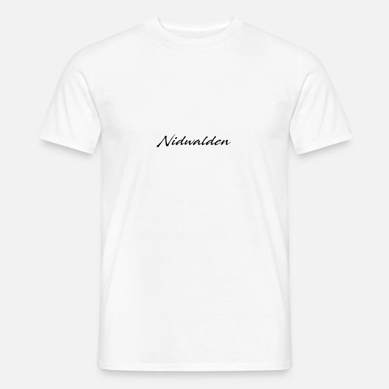 Nidwalden - Männer T-Shirt - Weiß