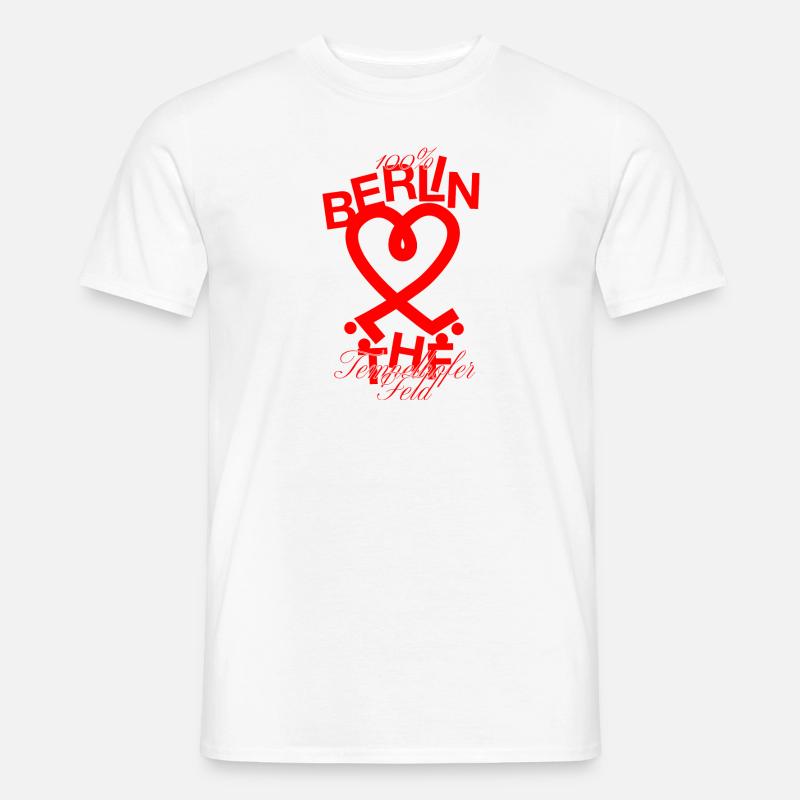Tempelhofer Feld skater - Männer T-Shirt - Weiß