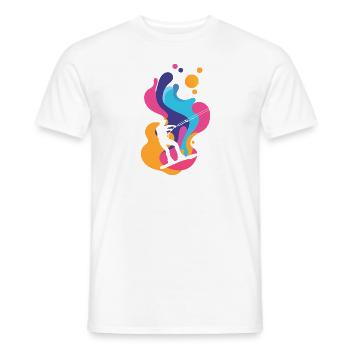 Wakeboarder Wakeboard - T-shirt homme - blanc - Devant - AI Model Male 178 dark (178cm)