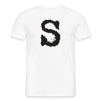 S - Männer T-Shirt - Weiß - Vorne - AI Model Male 178 dark (178cm)