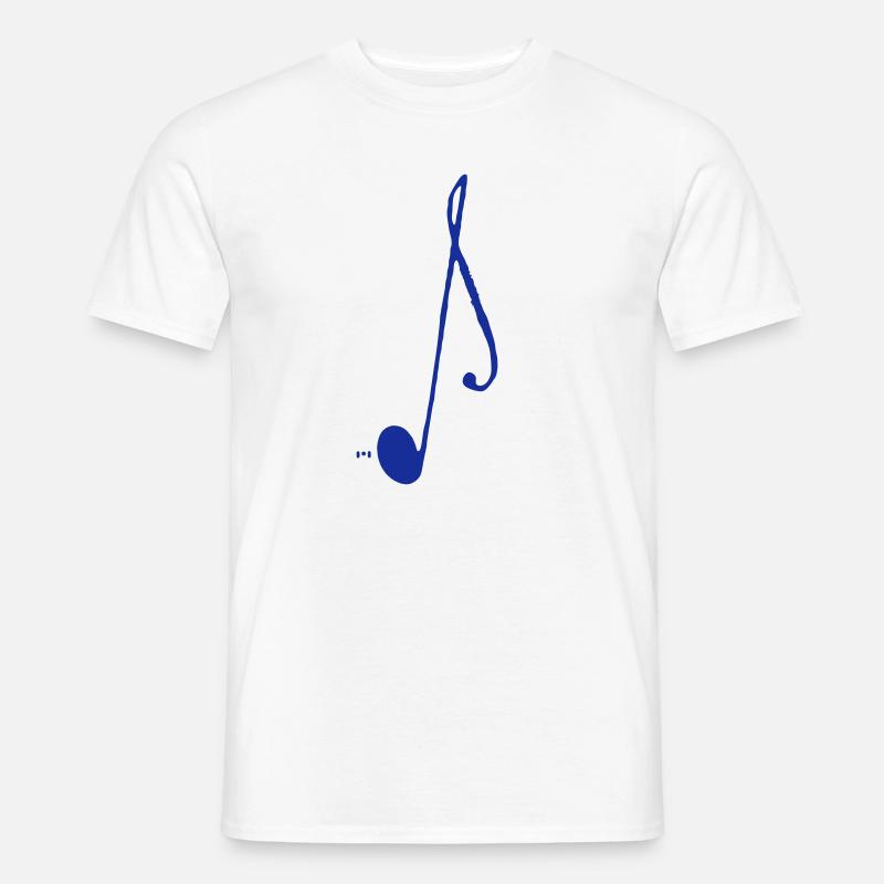 the big note - Männer T-Shirt - Weiß