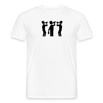 Drinking team - Männer T-Shirt - Weiß - Vorne - AI Model Male 178 dark (178cm)