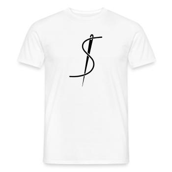 aiguille - T-shirt homme - blanc - Devant - AI Model Male 178 dark (178cm)