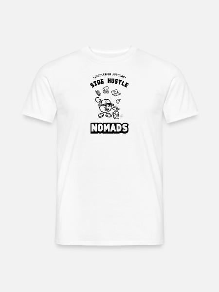 Side Hustle Nomads - Men's T-Shirt - white